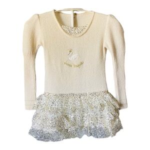 LAURA BIAGIOTTI BABY
beautiful sweater dress gold tutu bottom